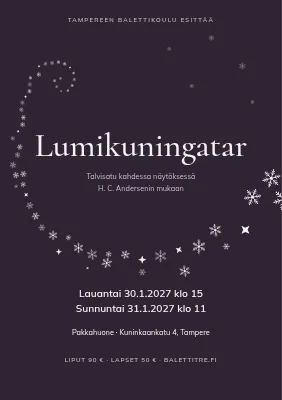 Balettiesitys — Lumikuningatar