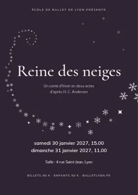 Spectacle de ballet — La Reine des neiges