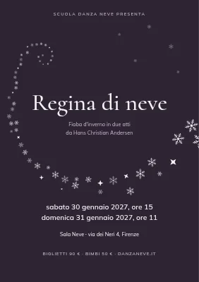 Spettacolo di balletto — La regina delle nevi