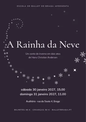 Espetáculo de ballet — A Rainha da Neve