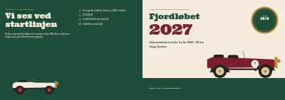 Omslag af Program for veteranbilløb – 12 sider