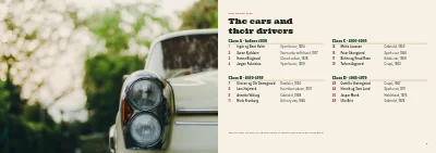 Pages 8–9 of Programme for a vintage car rally – 12 pages