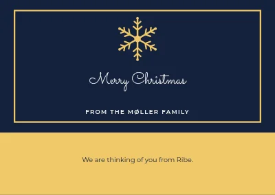 A Christmas note from Ribe