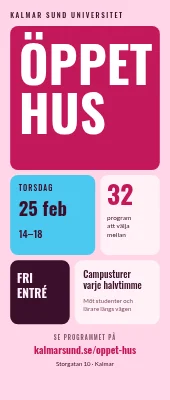 Universitetsroll-up — öppet hus