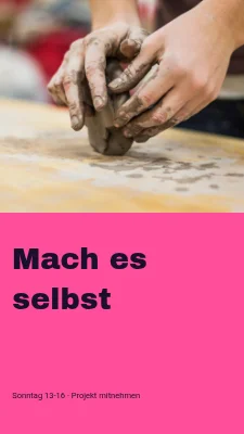 Mach es selbst · Schrift und Textur