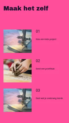 Pagina 2 van Maak het zelf · letters en textuur