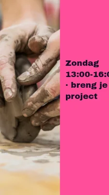 Pagina 3 van Maak het zelf · letters en textuur
