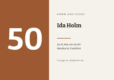 Turning 50 on Møllestien