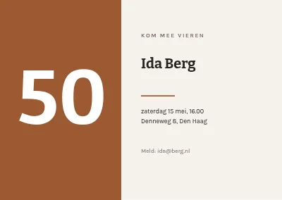 Turning 50 on Møllestien