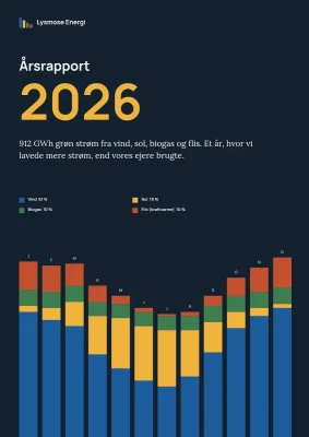 Årsrapport for energiselskab – 48 sider