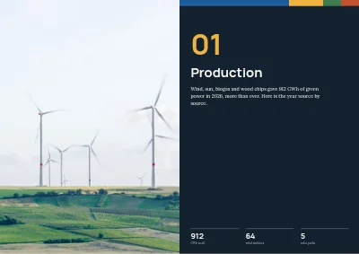 Pages 10–11 of Annual report for an energy company – 48 pages