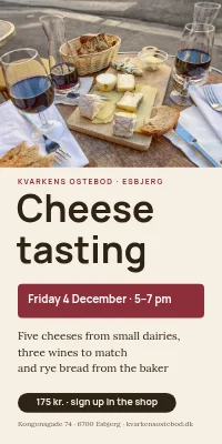 Door poster for a cheese shop — Friday cheese tasting