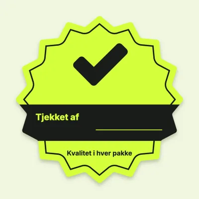 Tjekket af-stjernen