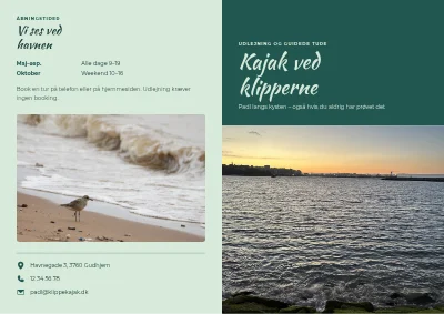 Kajakudlejning og ture