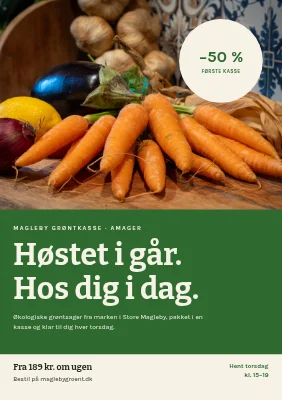 Grøntsagskasse fra Amager