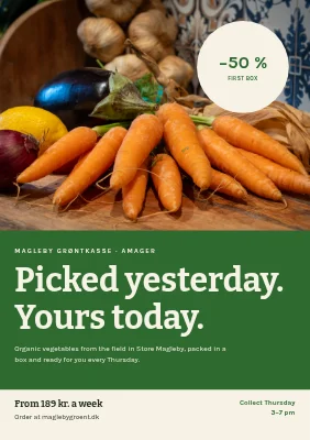 Vegetable box from Amager