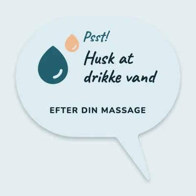 Husk at drikke vand