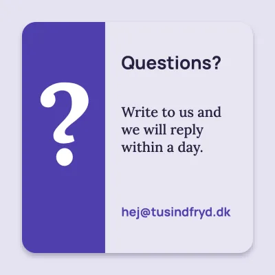 Questions? Write to us