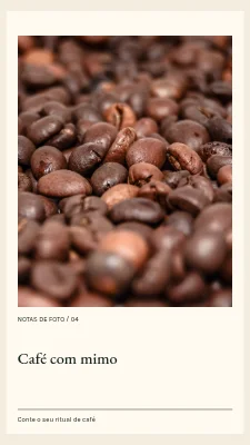 Café com cuidado · Moldura de arquivo