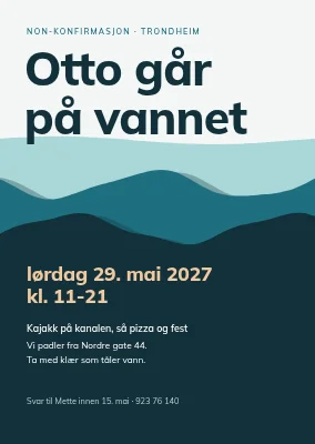 Ikke-konfirmasjon — kajakker og papirbølger