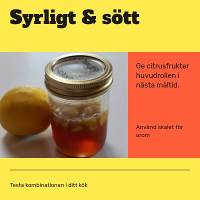 Skarpt & sött · receptmarknad