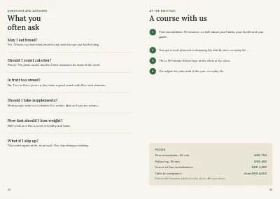 Pages 22–23 of Nutrition guide from a dietitian – 24 pages