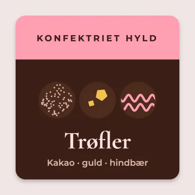 Trøfler i tre slags