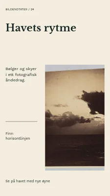 Havets rytme · Magasinoppslag