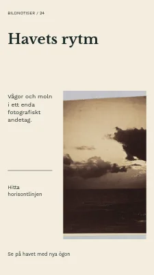 Havets rytm · Magasinuppslag