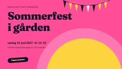 Sommerfest i gården — program
