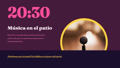 Página 5 de Fiesta de verano en el patio — programa