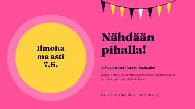 Sivu 7 – Pihan kesäjuhla — ohjelma