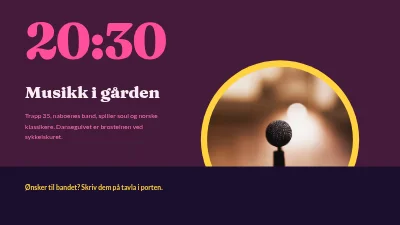 Side 5 av Sommerfest i bakgården — program