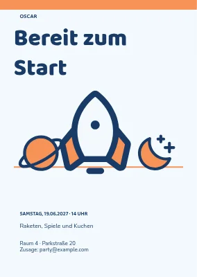 Bereit für den Start