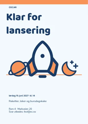 Klar for lansering