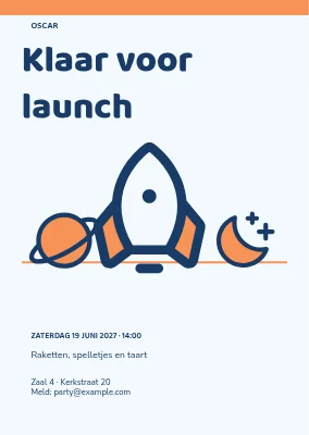 Klaar voor de lancering