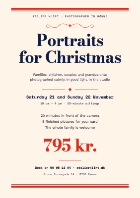 Portrait photographer — Christmas portraits