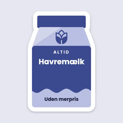 Havremælk uden merpris