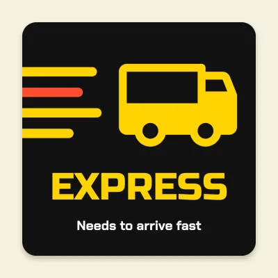 Express with a truck