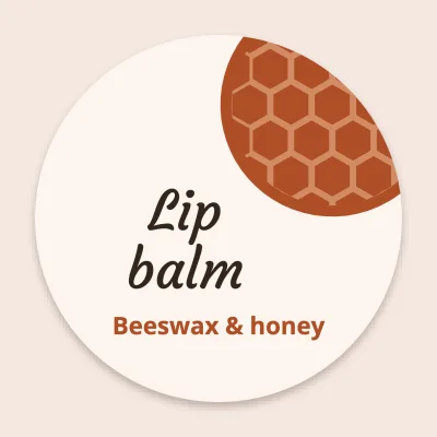 Beeswax lip balm