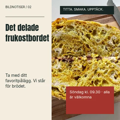 Det delade frukostbordet · Sidhuvud
