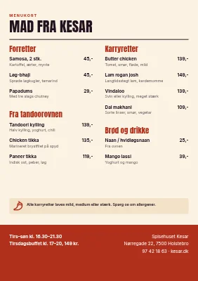 Side 2 af Indisk restaurant i Holstebro