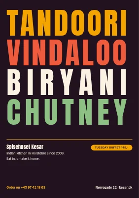 Indian restaurant in Holstebro
