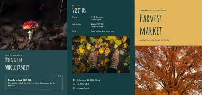 Harvest market and autumn half-term