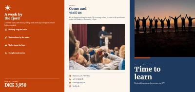 Folk high school: courses and stays