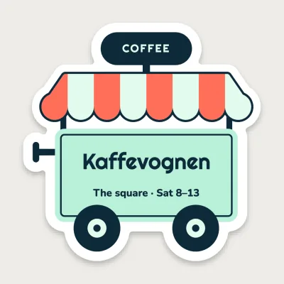 The coffee cart