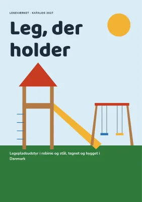 Produktkatalog for legepladsudstyr – 24 sider