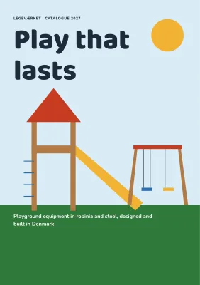 Product catalogue for playground equipment – 24 pages