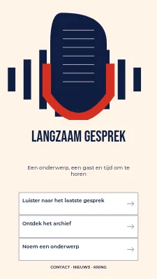Rustig gesprek
