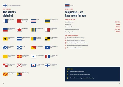 Pages 14–15 of Season programme for a sailing club – 16 pages